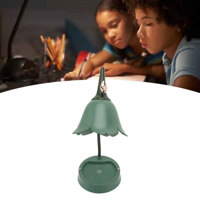 3W LED Touch Desk Lamp 3 Gear Dimmable Foldable Petal