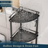 Consumest Corner Shower Caddy Stand - 4 Tier Shower Organizer