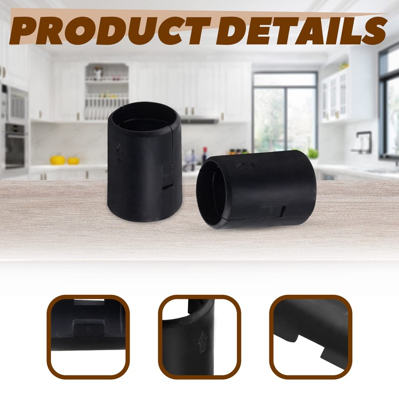 Moicstiy 50pack 3/4 Inch Wire Shelving Shelf Lock Clips, Plastic
