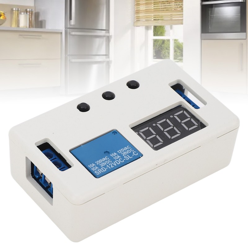 Time Delay Relay Module DC 12V Digital Timer Multifunctional Adjustable