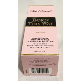 Too Faced Born This Way Oil Free Undetectable Foundation Shade SNOW 1oz / 30ml