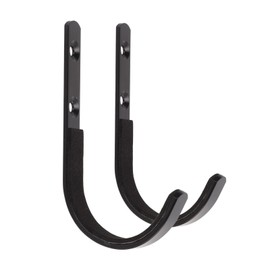 TOPINCN Archery Bow J Hook Storage Hunting Screw Black Practical Wall Mount