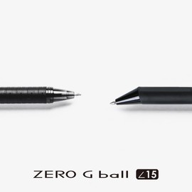 Zero G ball Standard Ballpoint Pen, 0.7 mm, 3 color Ink(black,blue,red), mix Body, 6 pens per Pack