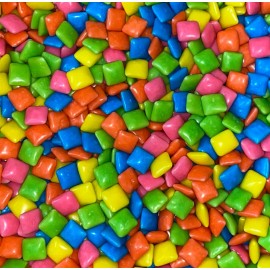 Dubble Bubble 'TROPICAL FRUIT' Chicles Bubble Gum - Chiclets Chewing Gum - 1 LB