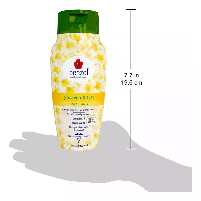 Benzal Jabón Íntimo Benzal Wash Flor De Jazmín 3 Pack