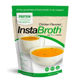 InstaBroth, Bone Broth Powder with Grass Fed, Pasture Raised Collagen and Gelatin, 12g Protein (6.4oz) (Chicken Flavor)