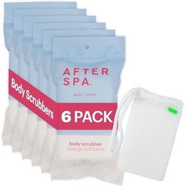 Exfoliante Corporal Afterspa Cepillo Ducha Esponja Baño Espalda Vegano Libre Crueldad Animal Paquete
