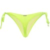 RELLECIGA Women's Tie Side Thong Bikini Bottom Neon Green M-L