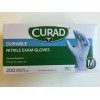 Curad Durable Nitrile Exam Gloves 200 Gloves. size Medium