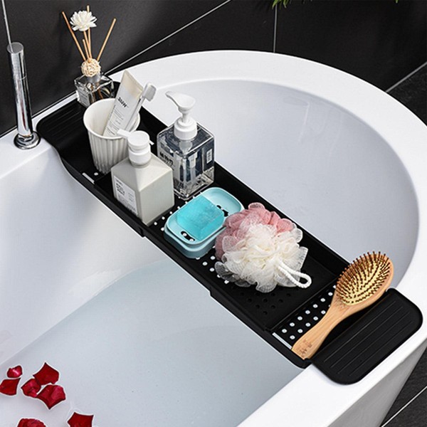 Fulenyi Bath Board Extendable Bathtub Tray Bathroom Accessories