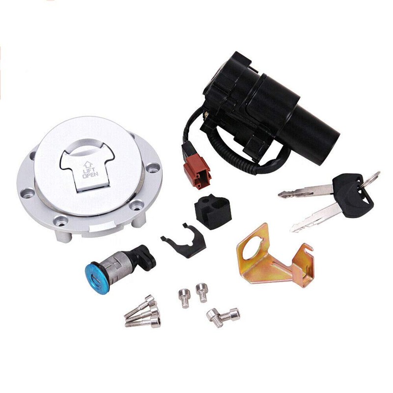 WOWTK Ignition Switch Fuel Gas Cap Seat Lock Key for