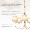 Royal Designs, Inc. CS-201BUR True Bell Chandelier Shade, 2.5 x