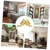 Mikinona 2pcs Quirky Home Decor Resin Bow-knot Wall Art Craft