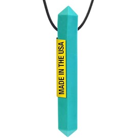 ARK's Krypto-Bite XT Chewable Gem Necklace Chew Jewelry (Extra Tough, Teal) by ARK Therapeutic