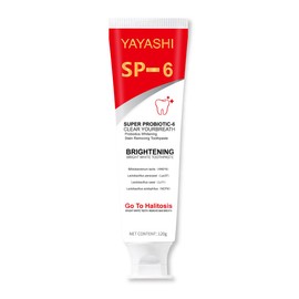 SP-6 Toothpaste, Ultra Whitening Toothpaste, Deep Cleaning and Fresh Breath Toothpaste, Fresh Breath, Stain Removing Toothpaste for Teeth Color Correcting (1Pcs-120g)