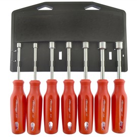 Nut Driver Spinner Screwdriver Tool Set Imperial/AF/SAE sizes 3/16" - 1/2" 7pc