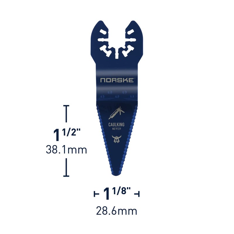 Norske Tools NOTP229 Caulking Scraper Oscillating Multi Tool Accessory Blade