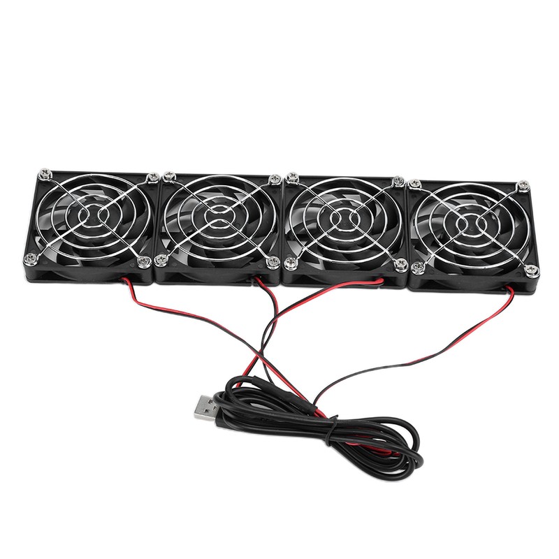 Router Cooling Fans 5V USB Power Heat Sink ABS for