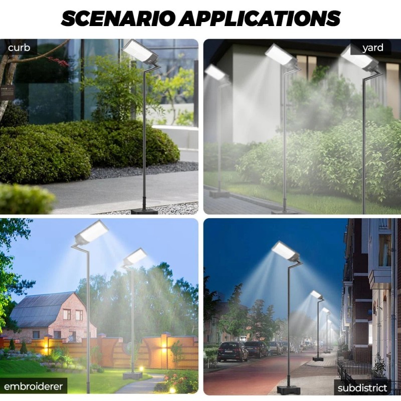 PFCTART 9.35 Ft Street Light Pole with Tank Base for