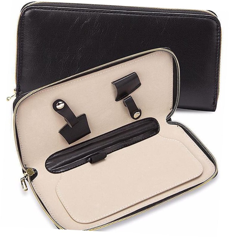 OATIPHO 2pieces Hairdressing Scissor Storage Bag Compact Organizer for Shears