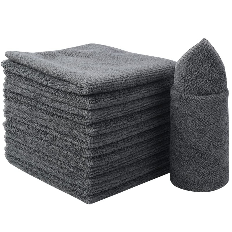 SINLAND Microfiber Cleaning Cloth Rag Super Absorbent Kitchen Dish Cloths