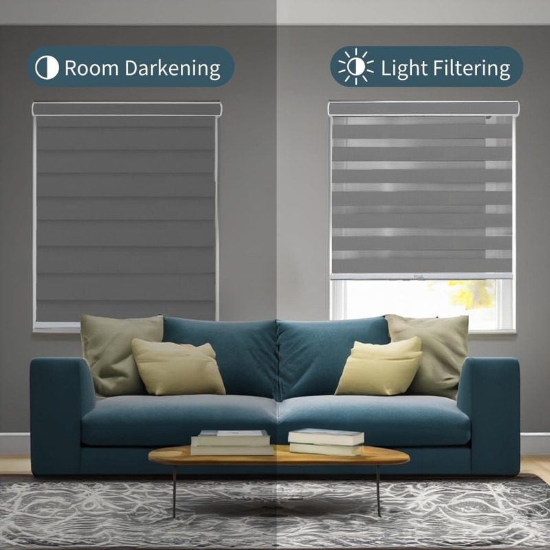 CHICOLOGY Zebra Blinds , Roller Window Shades , Blinds for