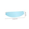 Alipis Helmet Film Kit Anti-Fog Rain Film for Motorcycles Install