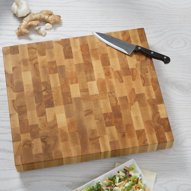 Personalization Universe Butcher Block Cutting Board- 16" x 18" Hardwood