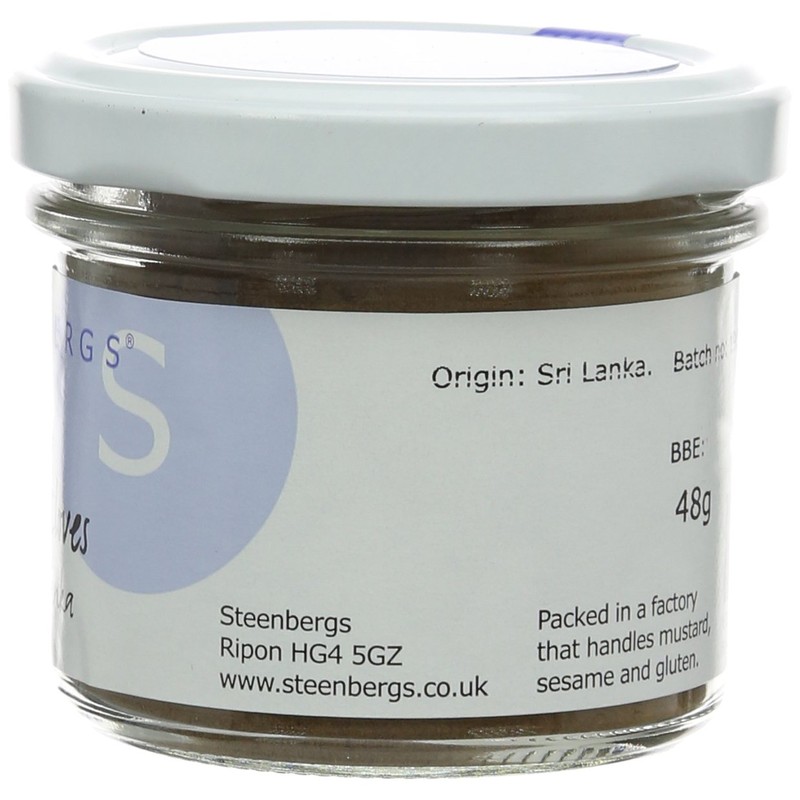 Steenbergs Organic Ground Cloves Powder Standard Jar 48g