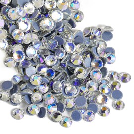Beadsland 2880 Pieces Hotfix Rhinestones, Heat Fix Rhinestones for Crafts, Hotfix Crystal Round Gemstones, Starry Sky (SS6/1.9-2.1mm)