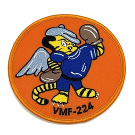 VMF-224 Bengals Patch – Hook and Loop, 3"