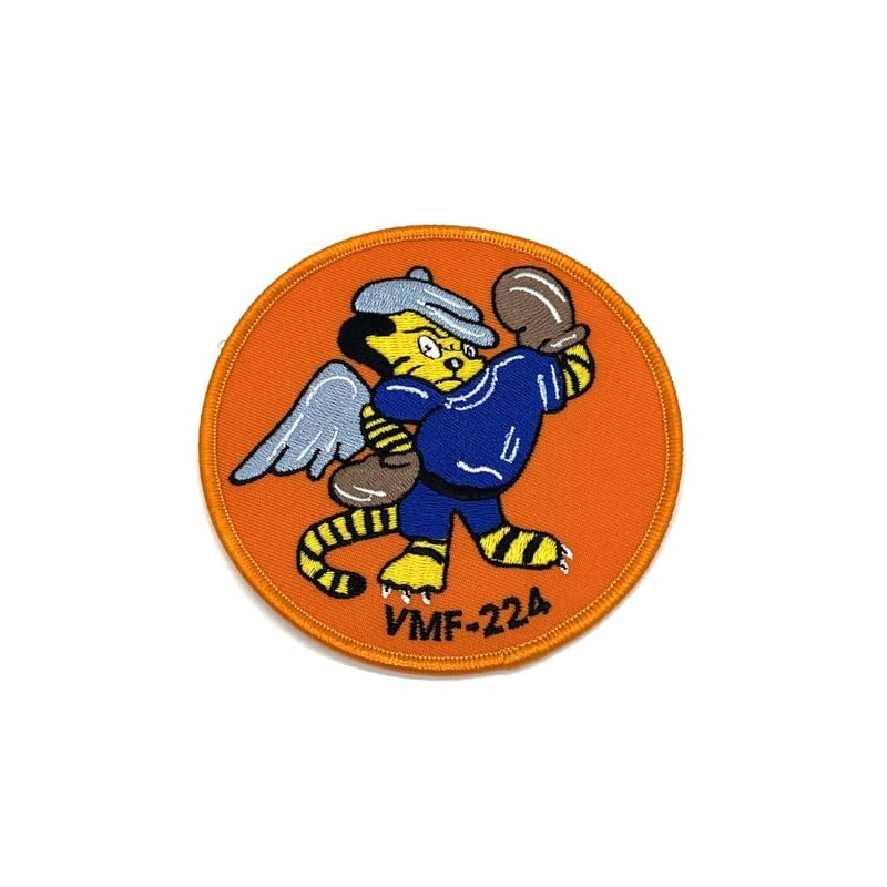 VMF-224 Bengals Patch – Hook and Loop, 3"