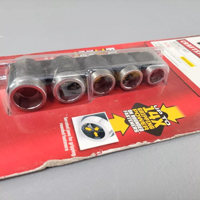 CRAFTSMAN 912757 Extreme Grip 5 Piece Socket Set 3/8" Drive