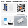 WiFi Water Leak Detector 2pack (2.4G WiFi), 90 dB Water