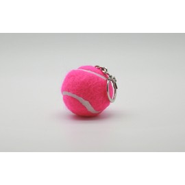 Price - Schlüsselanhänger "Tennisball" ( 1 schlichter Schlüsselanhänger mit Filz)
