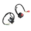 Motorcycle Pressure Switch, 2 Pieces 7/8 Inch Motorcycle Handlebar Horn
