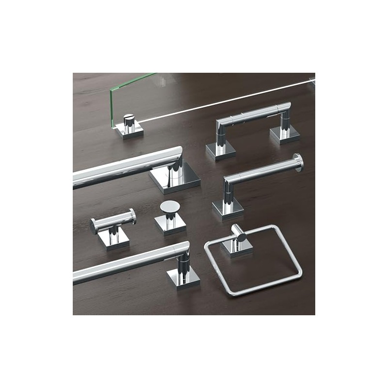 Gatco 5635 Glam Too Robe Hook, Chrome