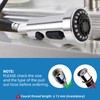 Hibbent 3 Modes Tap Attachment Pull Out Shower Head Kitchen