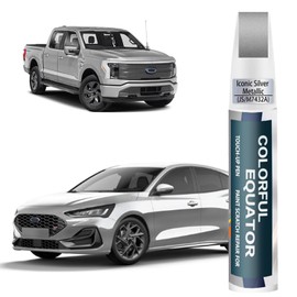 JS/M7432A Iconic Silver Metallic Touch Up Paint for Ford, Car Paint Pen Scratch Repair Two-In-One Touch Up Paint, Premium Car Scratch Remover for Deep Scratches