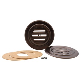 CRL 834DU Duranodic Bronze Aluminum 5-5/16" No-Draft Speak-Thru