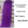 Blonde Braiding Hair Pre stretched 30Inch Synthetic Yaki Ez Braid