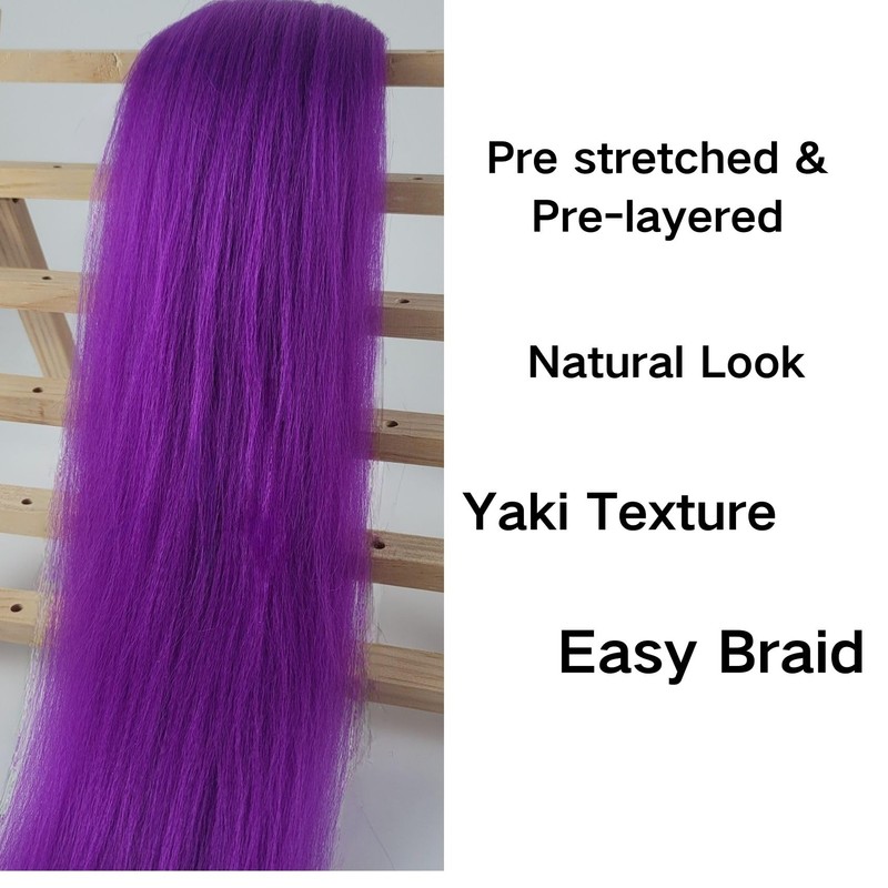 Blonde Braiding Hair Pre stretched 30Inch Synthetic Yaki Ez Braid