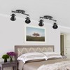 SEEBLEN 2 Light Track Lighting Ceiling, Industrial Directional Ceiling Spot