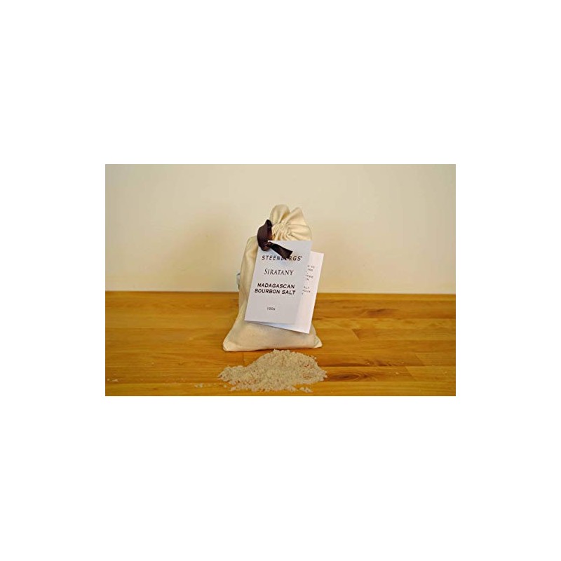 Steenbergs Siratany Madagascan Bourbon Salt - Calico Bag - 100g