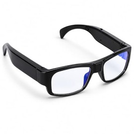 Vikye Gafas Inteligentes con Cámara, Toma de Fotos HD 1080P y Grabación de Vídeo, Gafas de Cámara de Vídeo para Evitar Sacudidas para Ciclismo en Inte