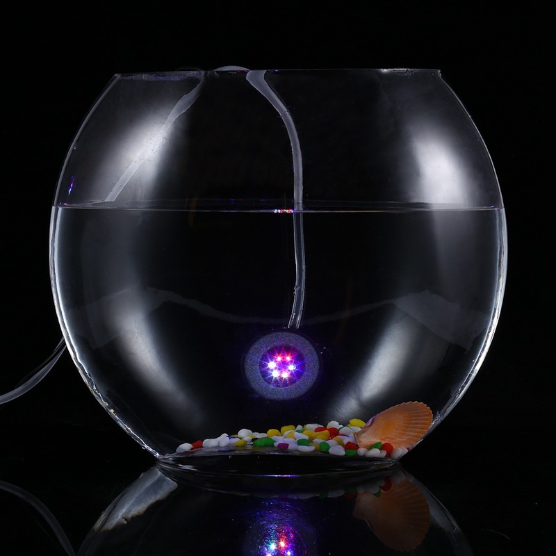 New LED Submersible Air Bubbles Aquarium Light Colorful Fish Tank