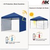 ABCCANOPY Easy Pop up Canopy Tent with 2 Sidewalls for