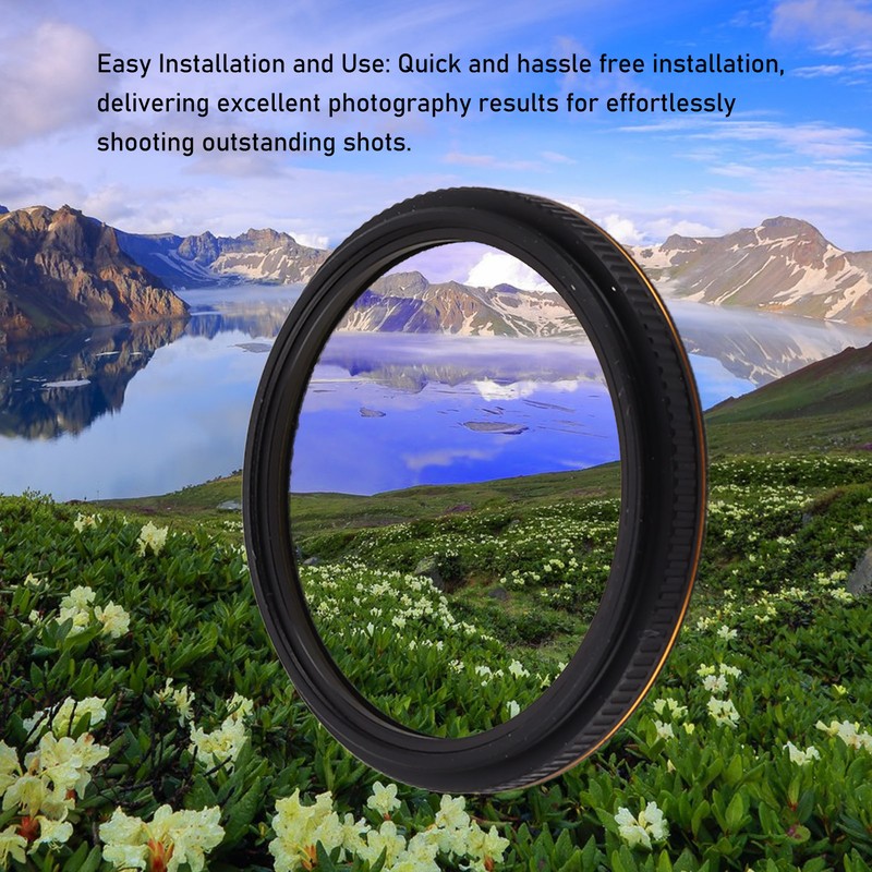 Gold Streak Filter Light Flare Effect Filter Optical Glass Camera