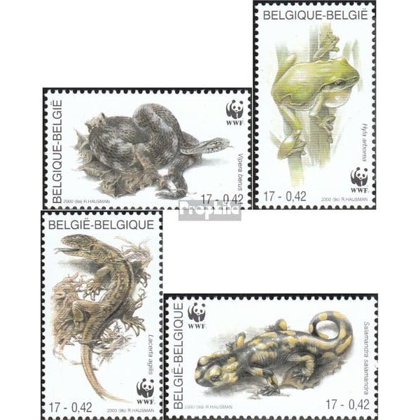 Prophila Collection Belgien 2947-2950 (kompl.Ausg.) gestempelt 2000 Naturschutz (Briefmarken für