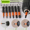 K Kwokker 7Pcs 50mm Hex Allen Key Bit Set, S2